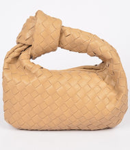 FAUX LEATHER KNOT BAG