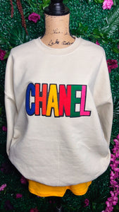 COLORBLOCK PATCH SWEATSHIRT