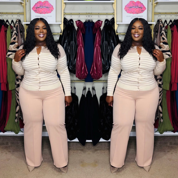 ZENA STRIPE CARDIGAN