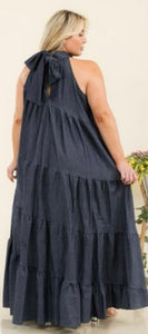 DEIDRA RUFFLE MAXI DRESS
