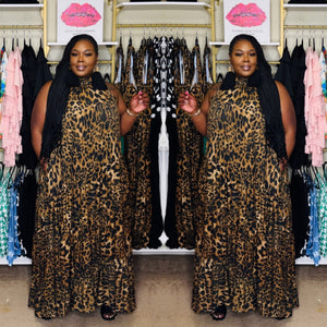 DEIDRA RUFFLE MAXI DRESS