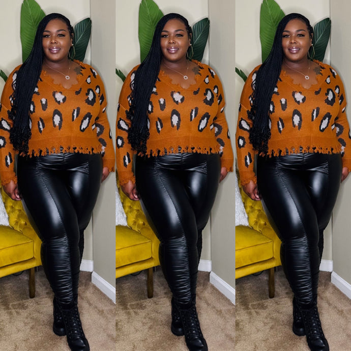 CALAI DISTRESSED SWEATER