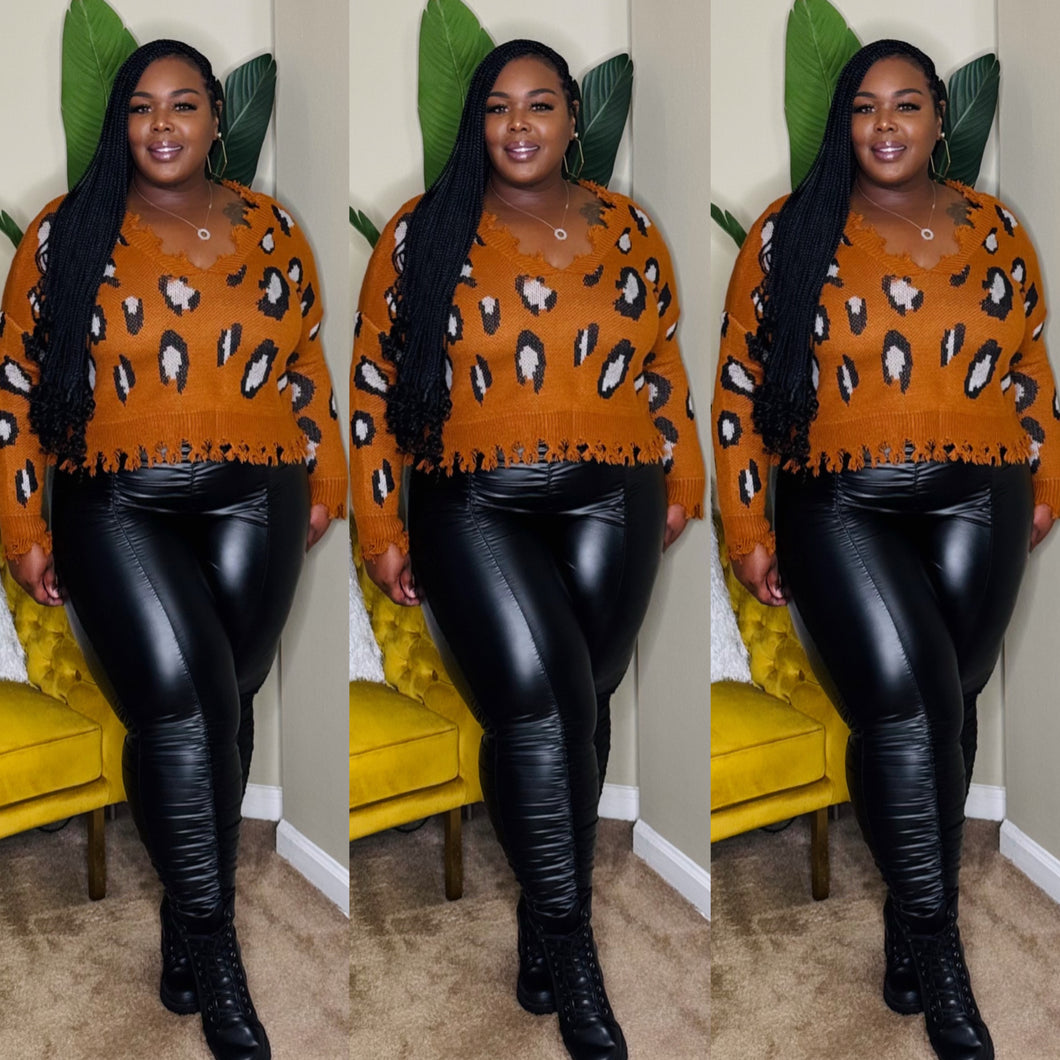 CALAI DISTRESSED SWEATER